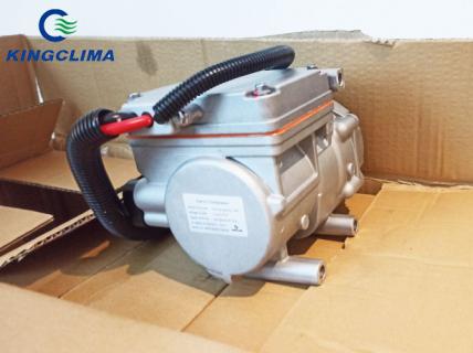 The customer from Portugal received 40 sets of KingClima DM18A4 electric ac compressor