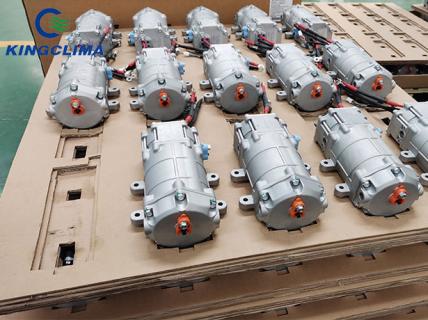 Electric bus ac compressors exported to Canada